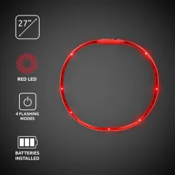 Windy City Novelties LED 27" Necklace Red