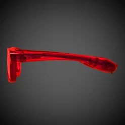 New Windy City Novelties LED Retro Sunglasses Red