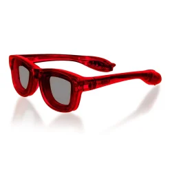 New Windy City Novelties LED Retro Sunglasses Red