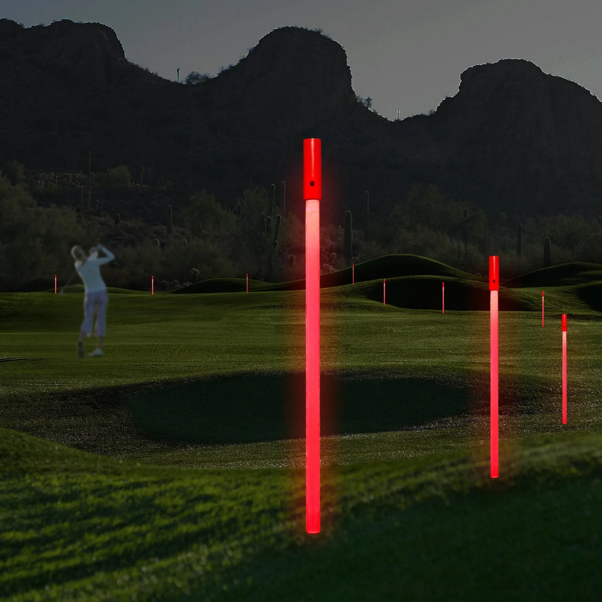 Outlet Windy City Novelties LED Reusable Yardage Marker Red