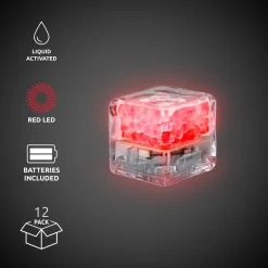 Outlet Windy City Novelties Liquid-Activated LED Ice Cubes Red