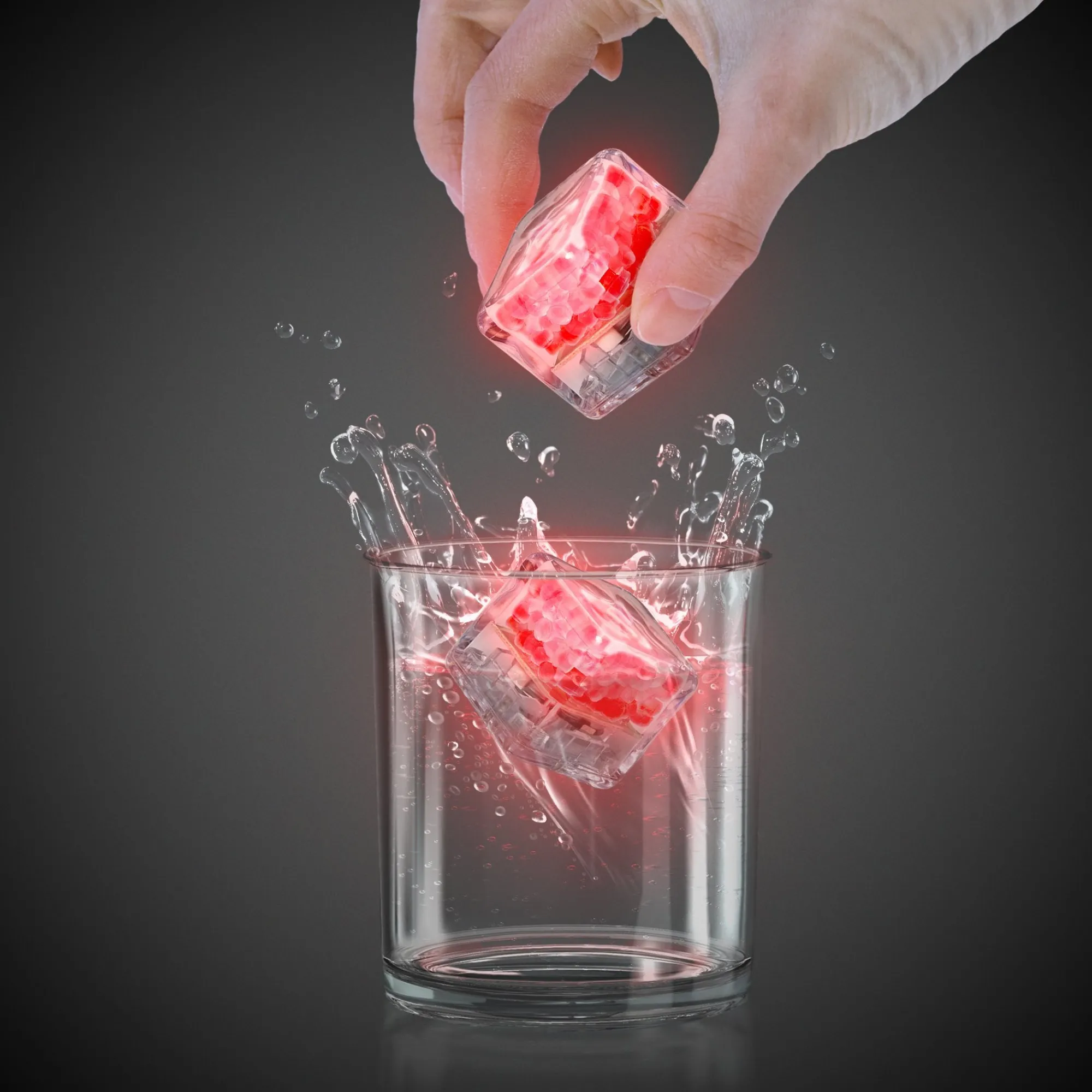 Outlet Windy City Novelties Liquid-Activated LED Ice Cubes Red