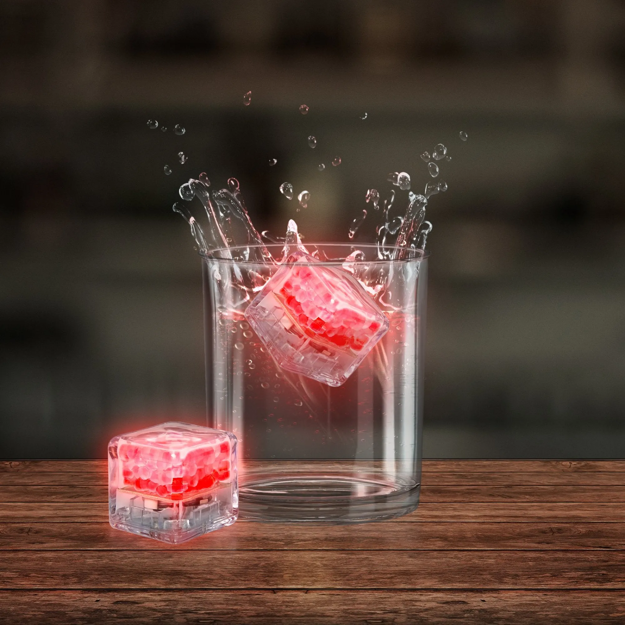 Outlet Windy City Novelties Liquid-Activated LED Ice Cubes Red