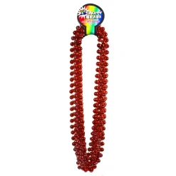 Clearance Windy City Novelties 33" 12mm Bead Necklaces Red