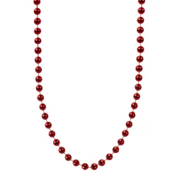 Best Windy City Novelties Red 7mm Bead 33" Necklaces