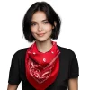 Discount Windy City Novelties Red 21" Paisley Bandanas