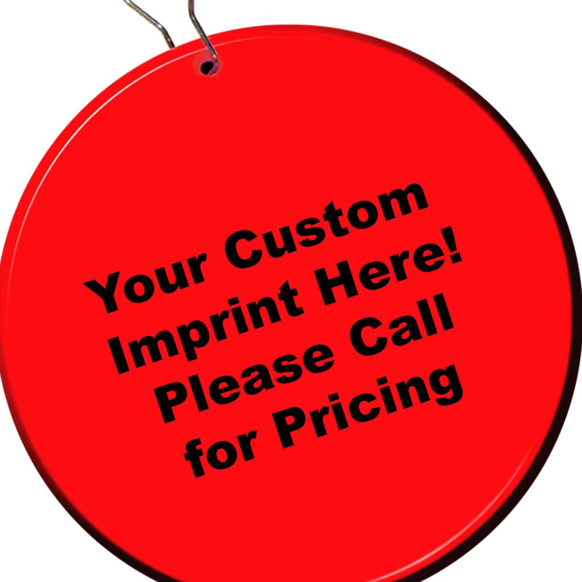 Windy City Novelties Red Plastic 2 1/2" Medallion