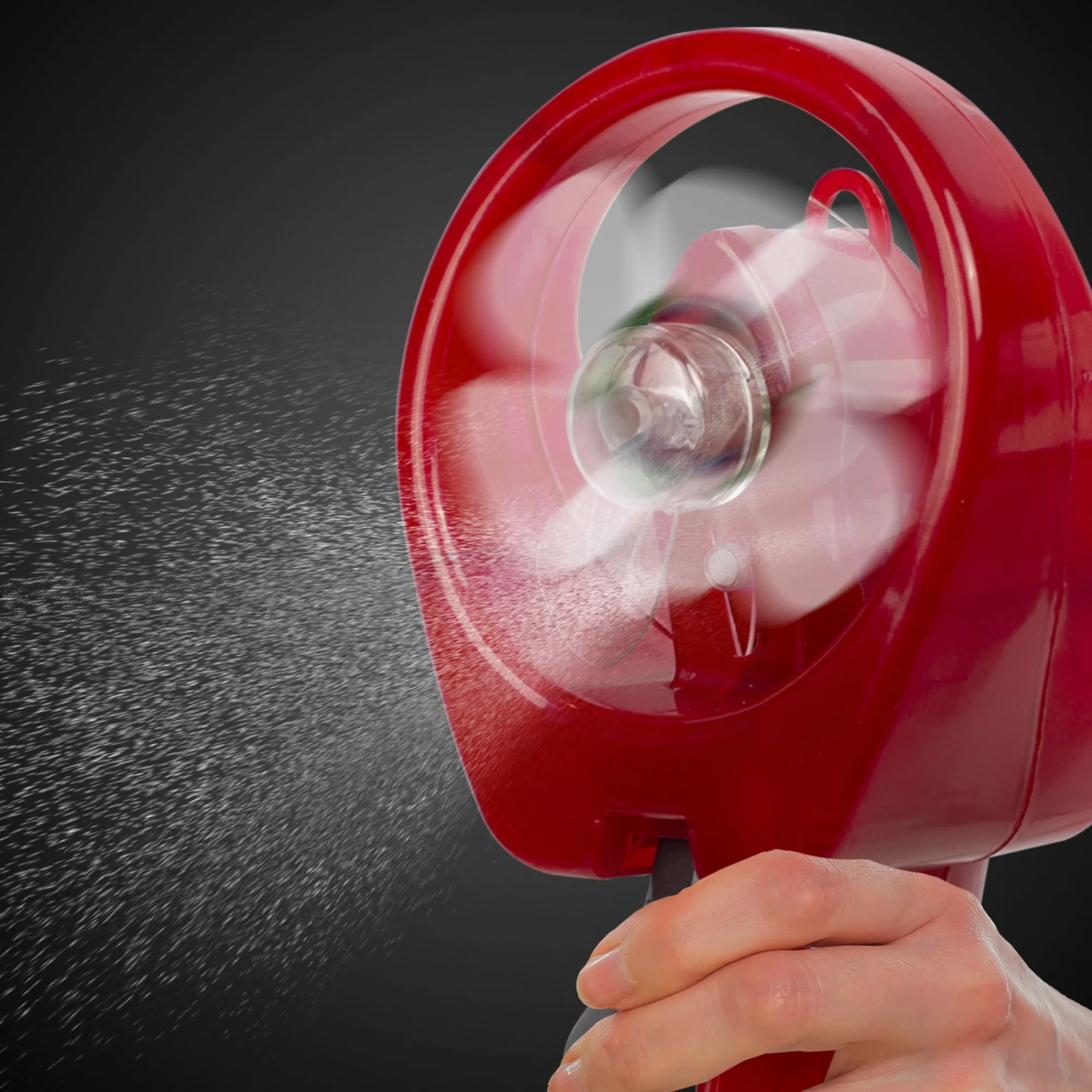 Best Windy City Novelties Red Water Spray Fan