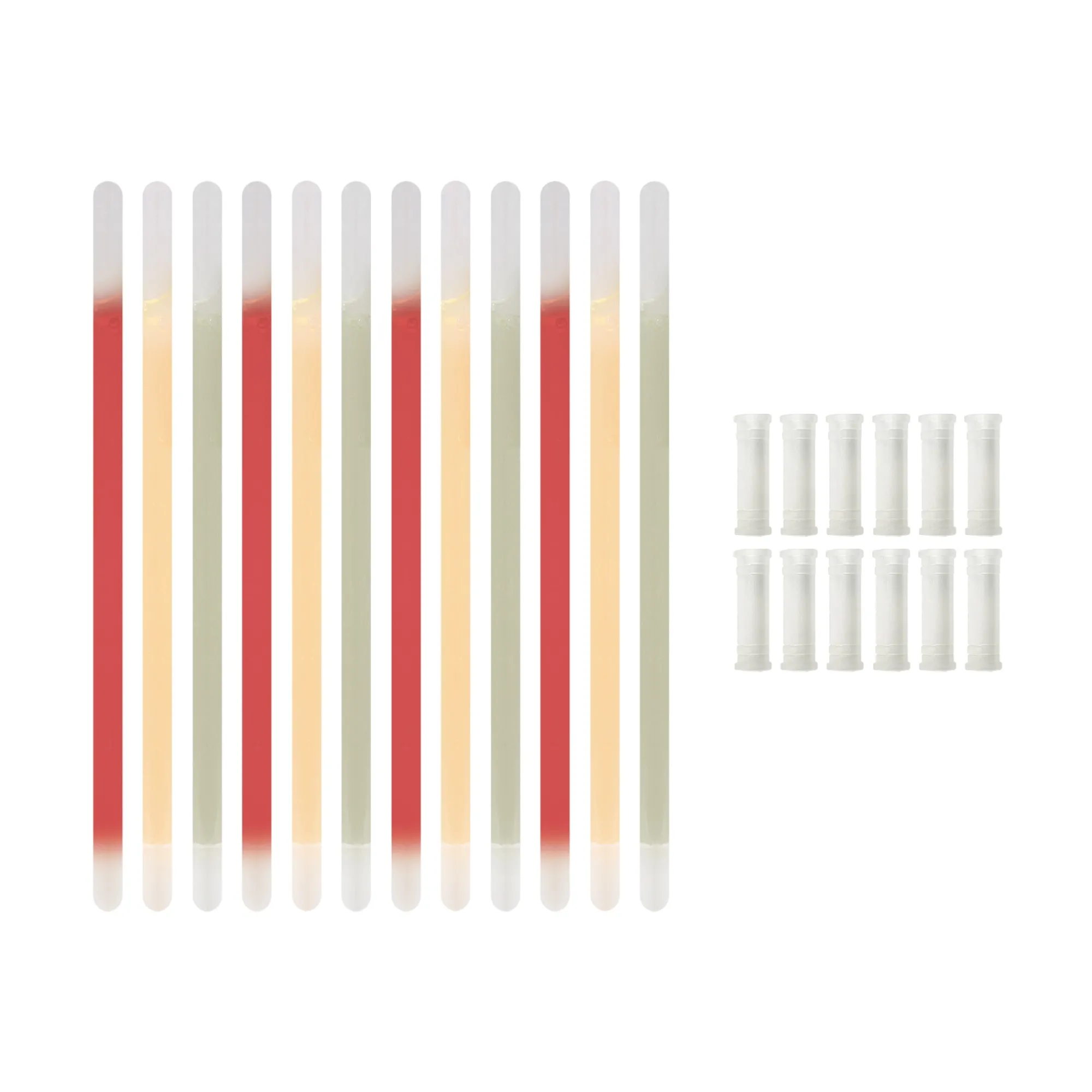 Windy City Novelties Red, White, and Blue Glow Bracelets Retail Counter Display