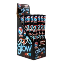 Windy City Novelties Red, White, and Blue Glow Bracelets Retail Counter Display