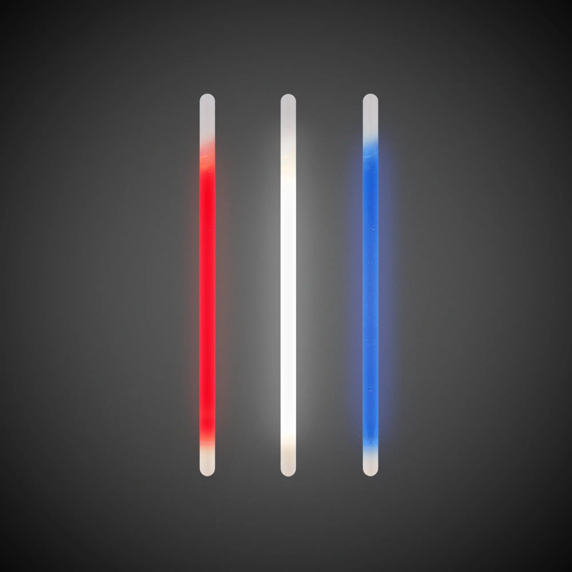 Windy City Novelties Red, White, and Blue Glow Bracelets Retail Counter Display