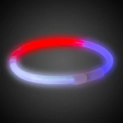 New Windy City Novelties Red, White, and Blue 8" Glow Bracelets