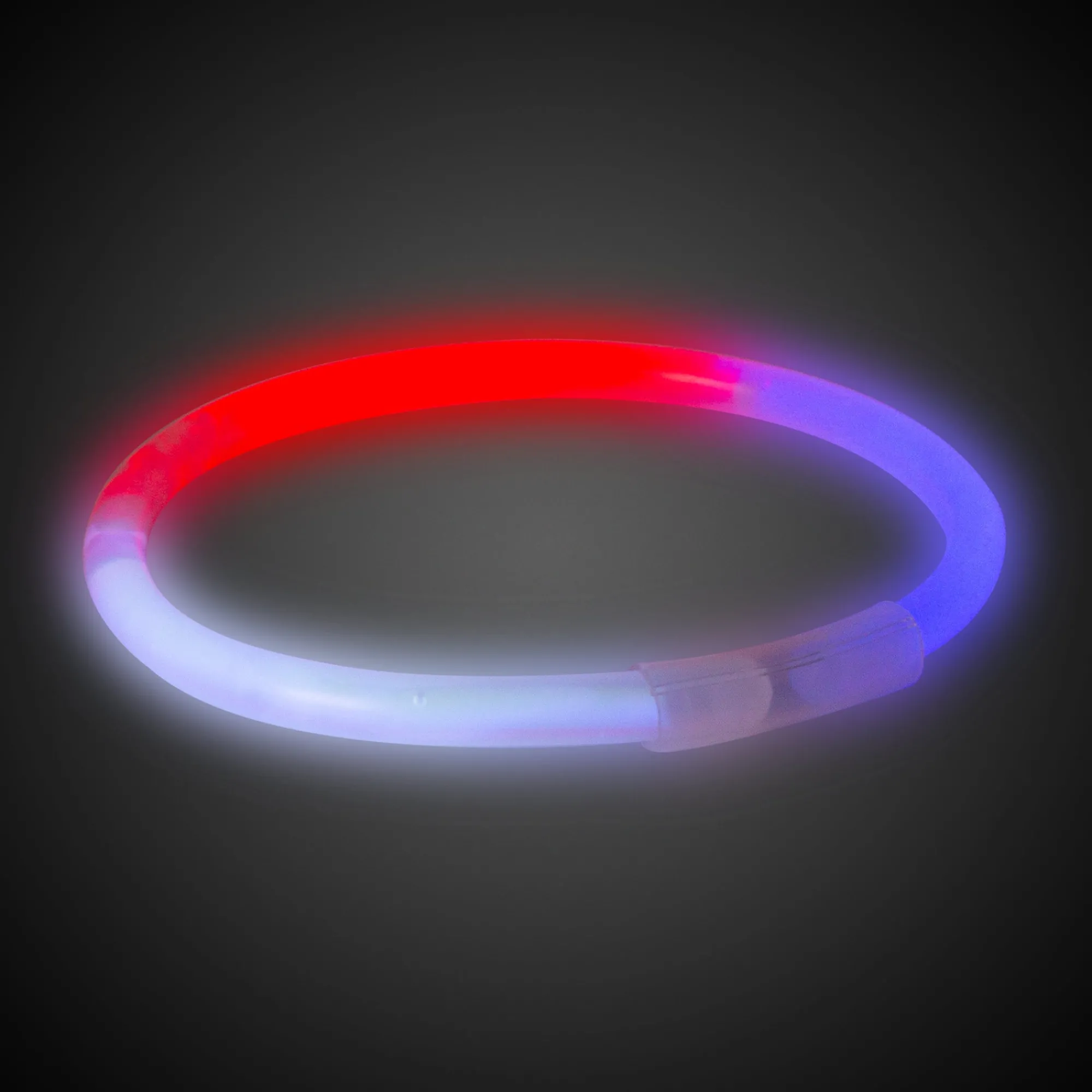 New Windy City Novelties Red, White, and Blue 8" Glow Bracelets
