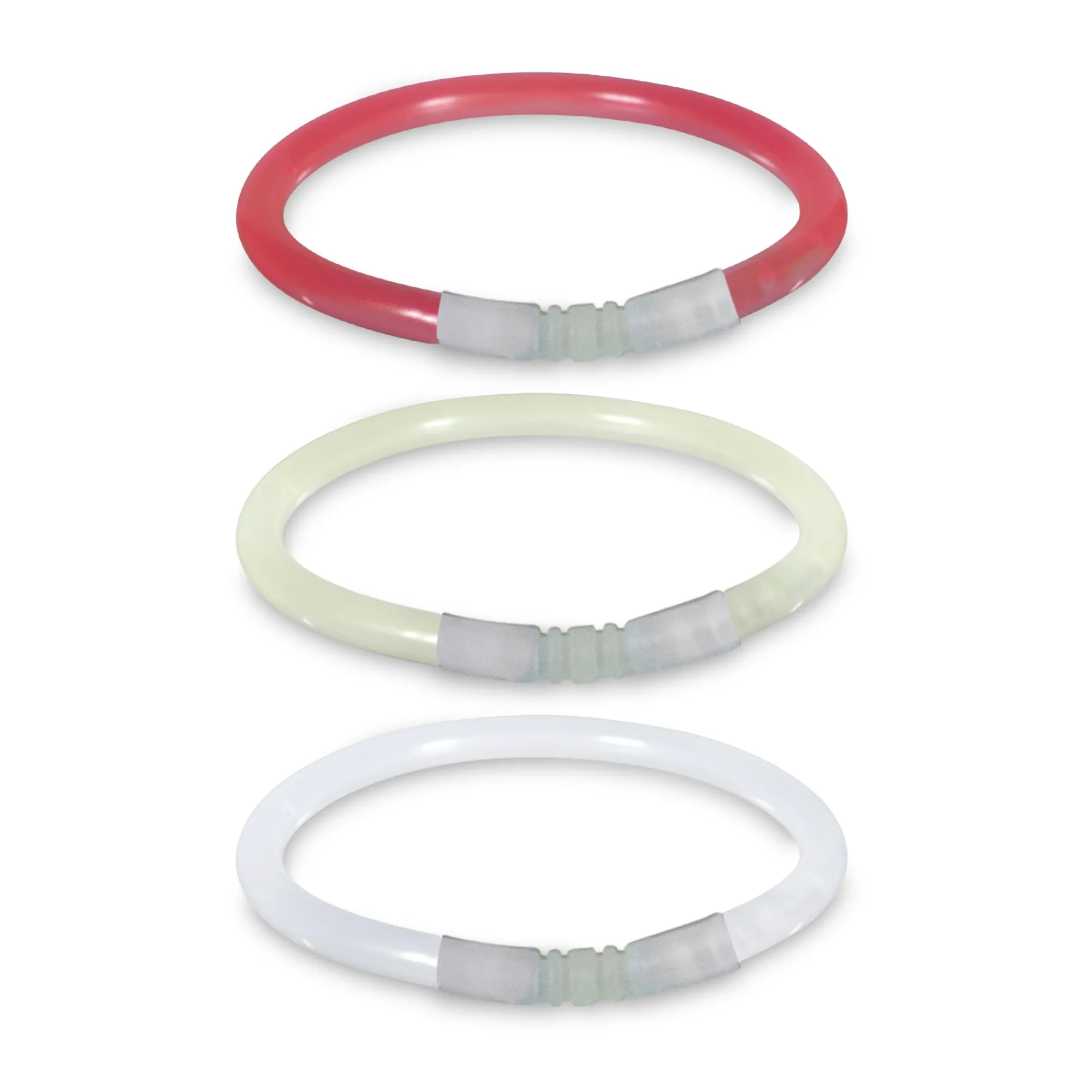 Windy City Novelties Red, White, and Blue Glow Bracelets