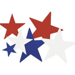 Discount Windy City Novelties Red, White and Blue Star Cutouts