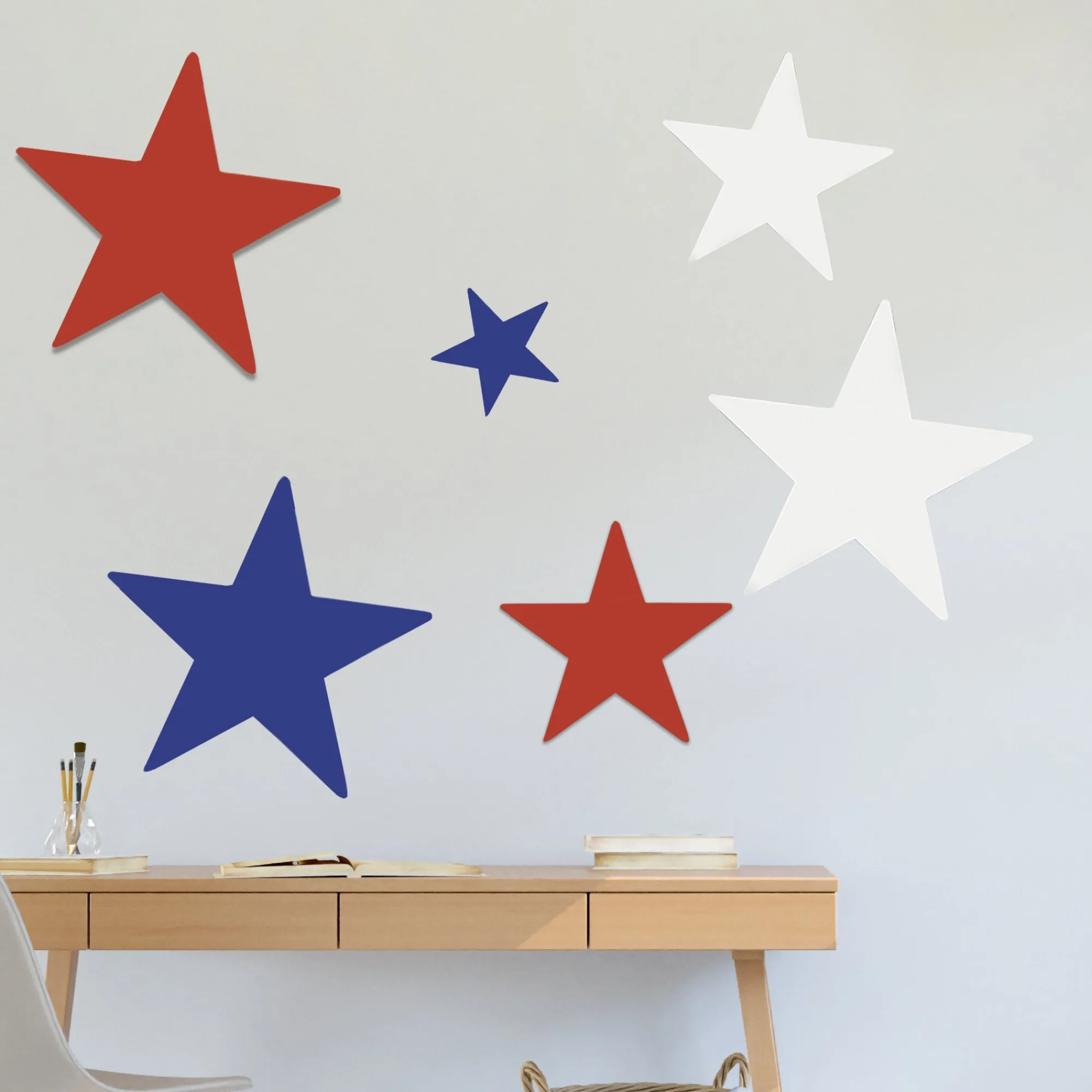 Discount Windy City Novelties Red, White and Blue Star Cutouts