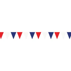 Discount Windy City Novelties Red, White & Blue 30' Pennant Banner