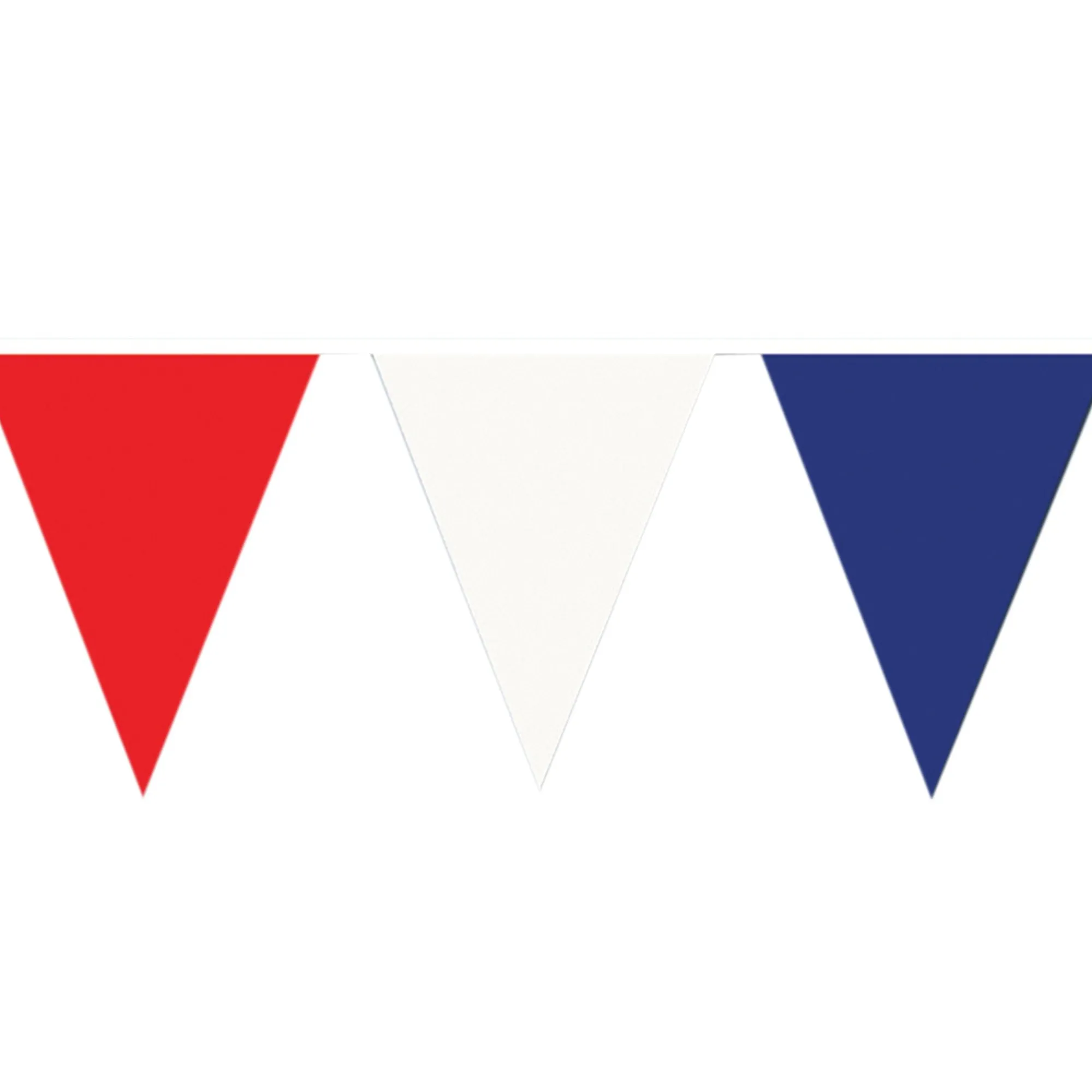 Discount Windy City Novelties Red, White & Blue 30' Pennant Banner