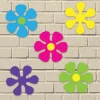 Discount Windy City Novelties Retro Flower Mini Cutouts
