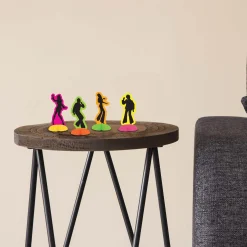 New Windy City Novelties Retro Neon Dancer Mini Silhouette Centerpieces