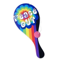 Clearance Windy City Novelties Retro Peace Out Paddle Balls