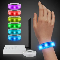 Clearance Windy City Novelties RF LED Concert Bracelets Kit for 20
