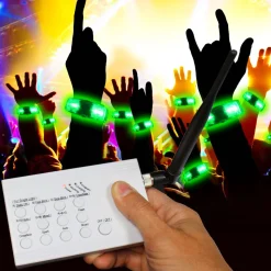 Clearance Windy City Novelties RF LED Concert Bracelets Kit for 20
