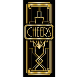 Sale Windy City Novelties Roaring 20's Art Deco Door Cover