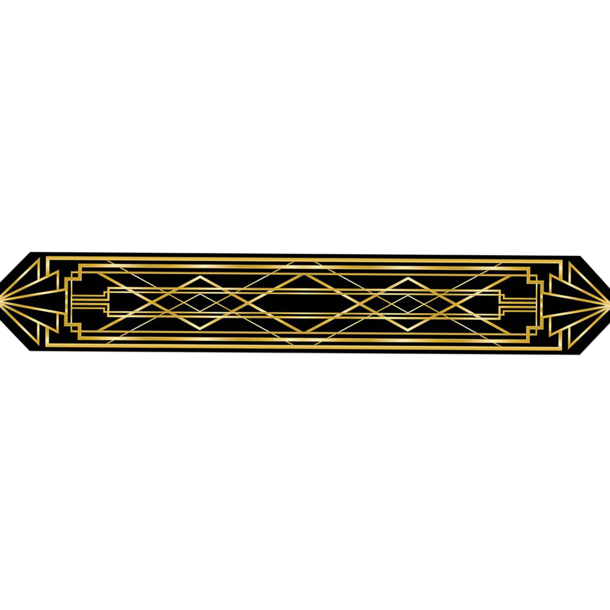 Hot Windy City Novelties Roaring 20's Art Deco Table Runner