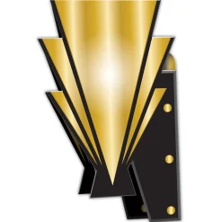 Discount Windy City Novelties Roaring 20's Art Deco Wall Sconces