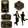 New Windy City Novelties Roaring 20's Cutouts