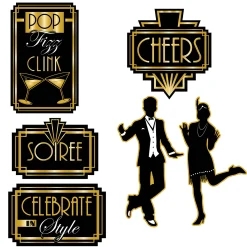 New Windy City Novelties Roaring 20's Cutouts