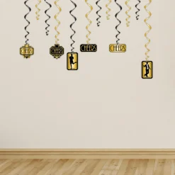Clearance Windy City Novelties Roaring 20's Hanging Whirl Decorations