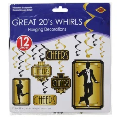 Clearance Windy City Novelties Roaring 20's Hanging Whirl Decorations