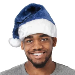 Sale Windy City Novelties Royal Blue Plush Santa Hat