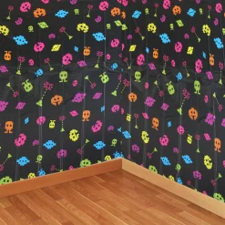 Hot Windy City Novelties 80's Arcade Scene Room Roll