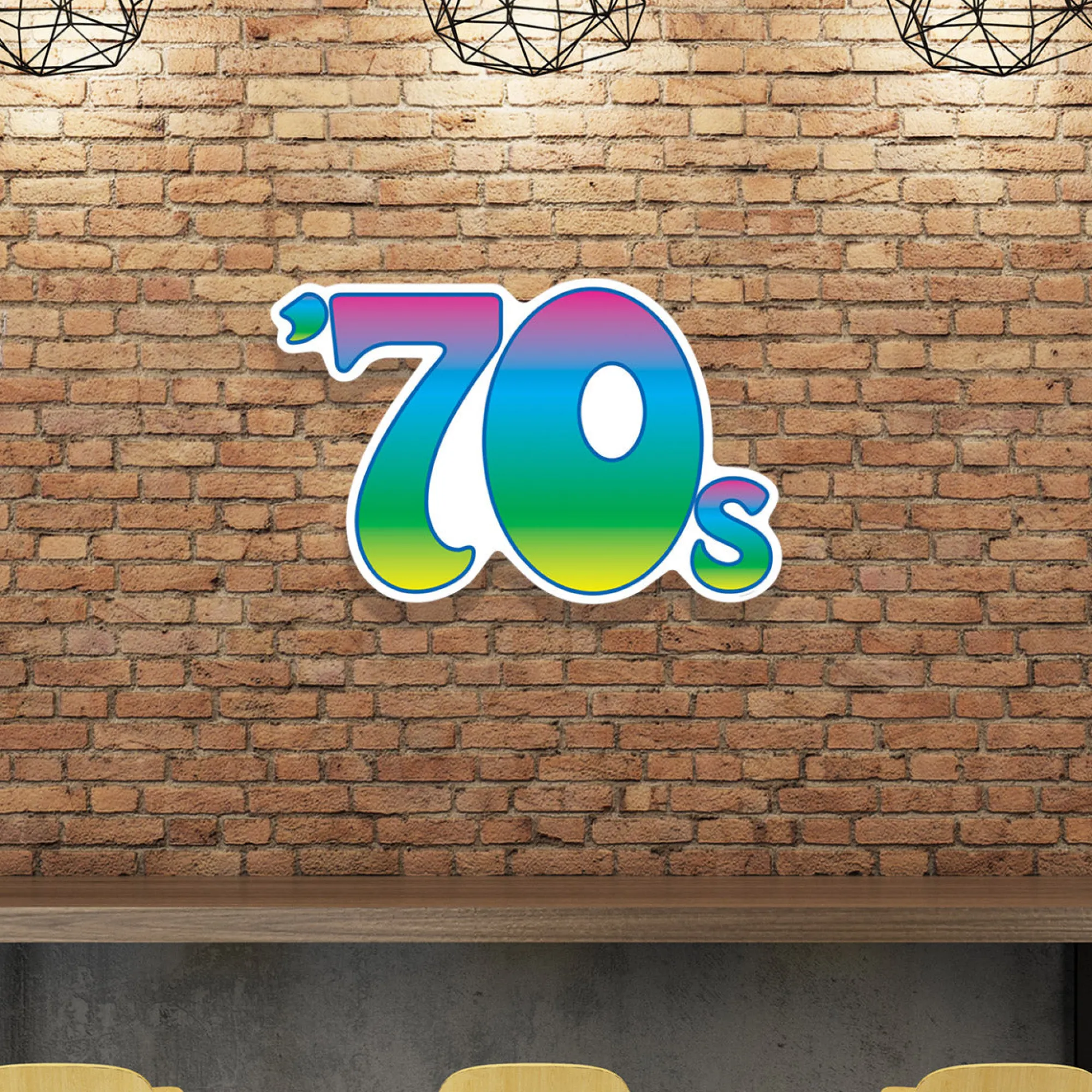 Discount Windy City Novelties 70's Cutout Decoration