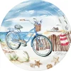 Windy City Novelties Seaside Summer 9" Plates