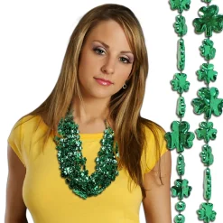 Sale Windy City Novelties Shamrock Bead Necklaces
