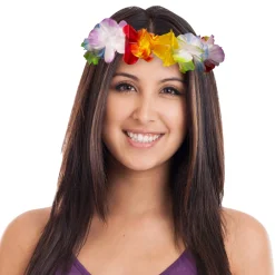 Discount Windy City Novelties Silk Flower Lei Headbands