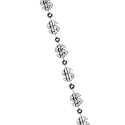 Outlet Windy City Novelties Silver Bead Dollar Sign Necklaces