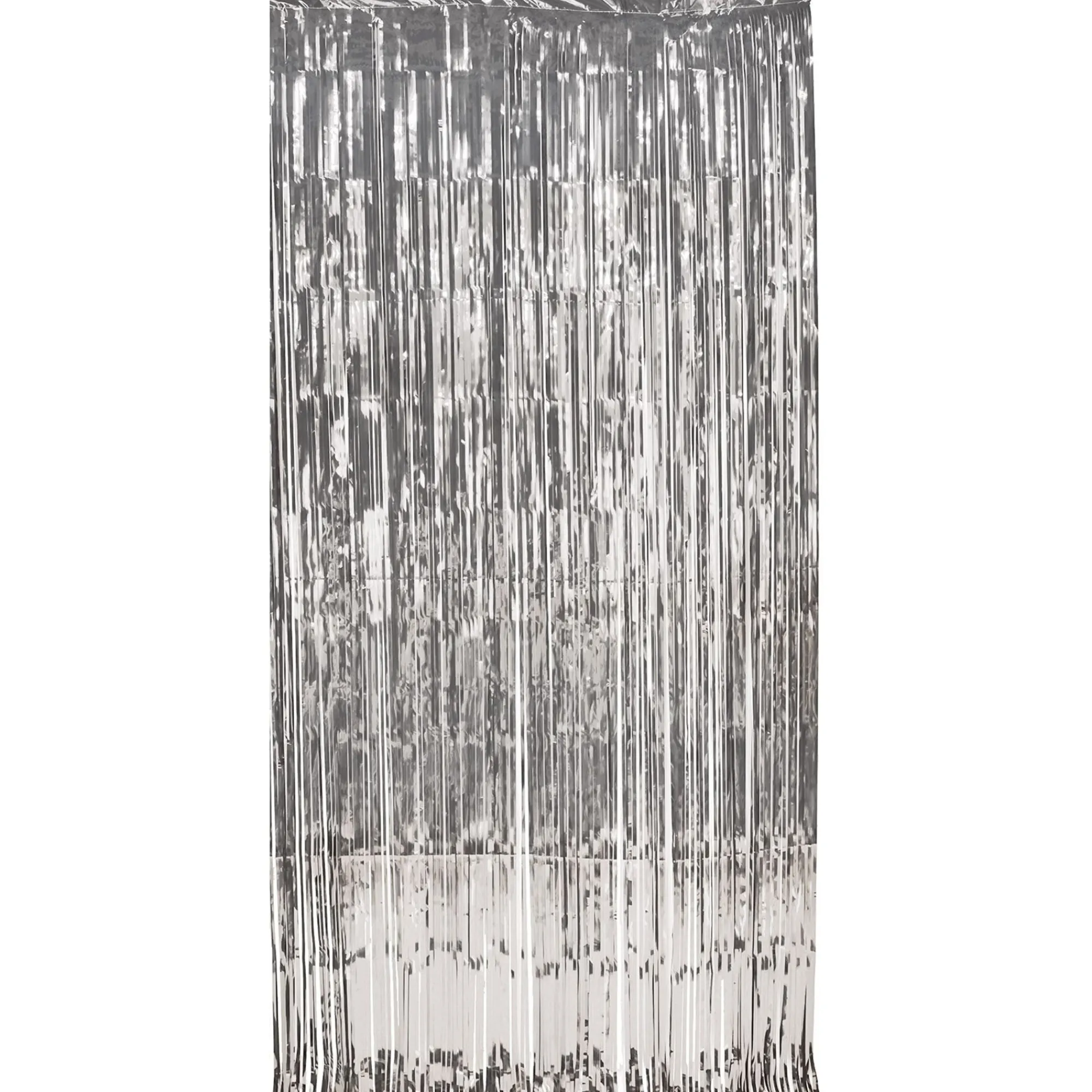 Discount Windy City Novelties Silver Metallic Fringe Curtain