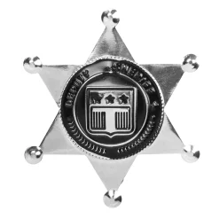 Clearance Windy City Novelties Silver Sheriff Badges