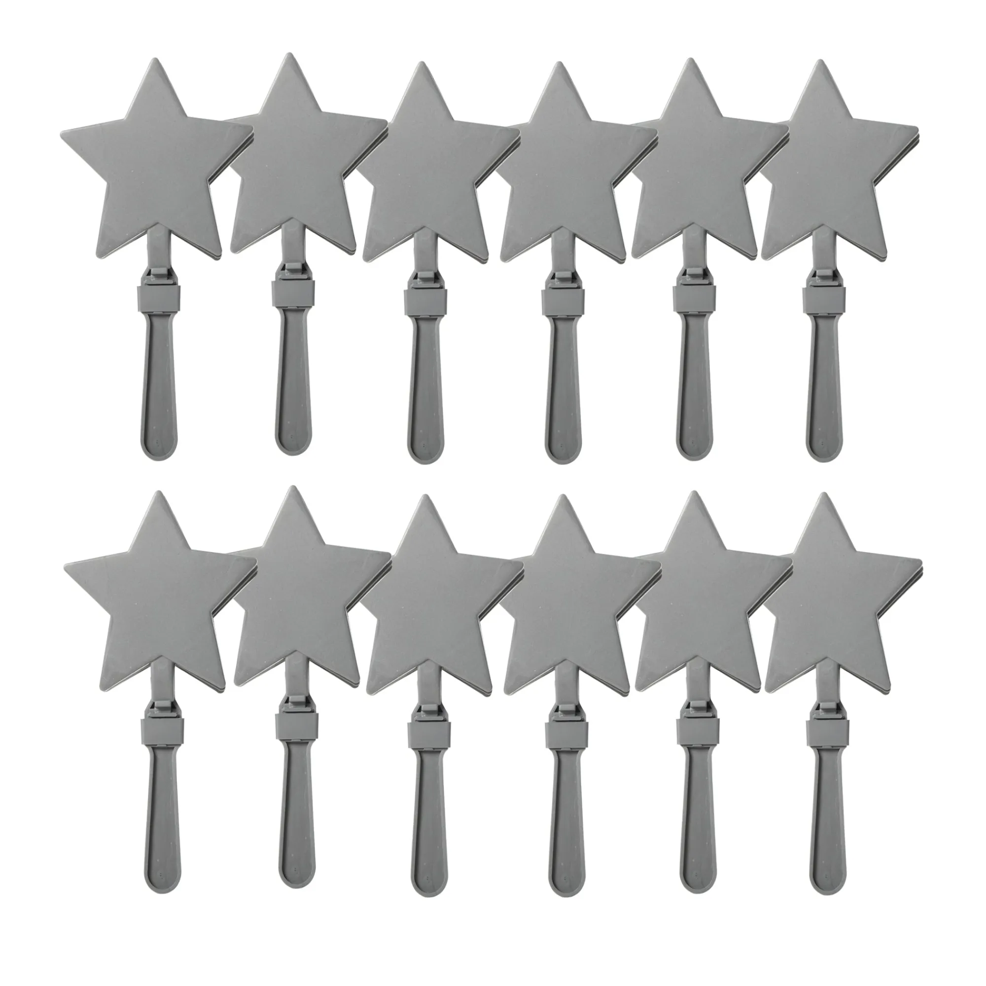 Clearance Windy City Novelties Star Hand Clappers Silver