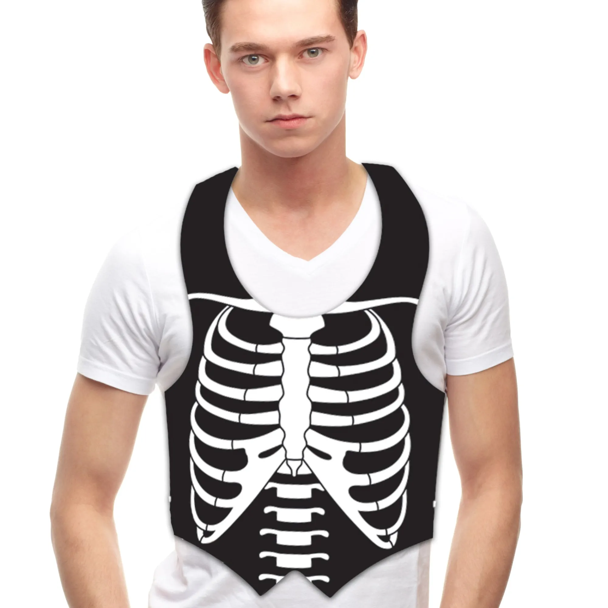 Discount Windy City Novelties Skeleton Rib Cage Vest
