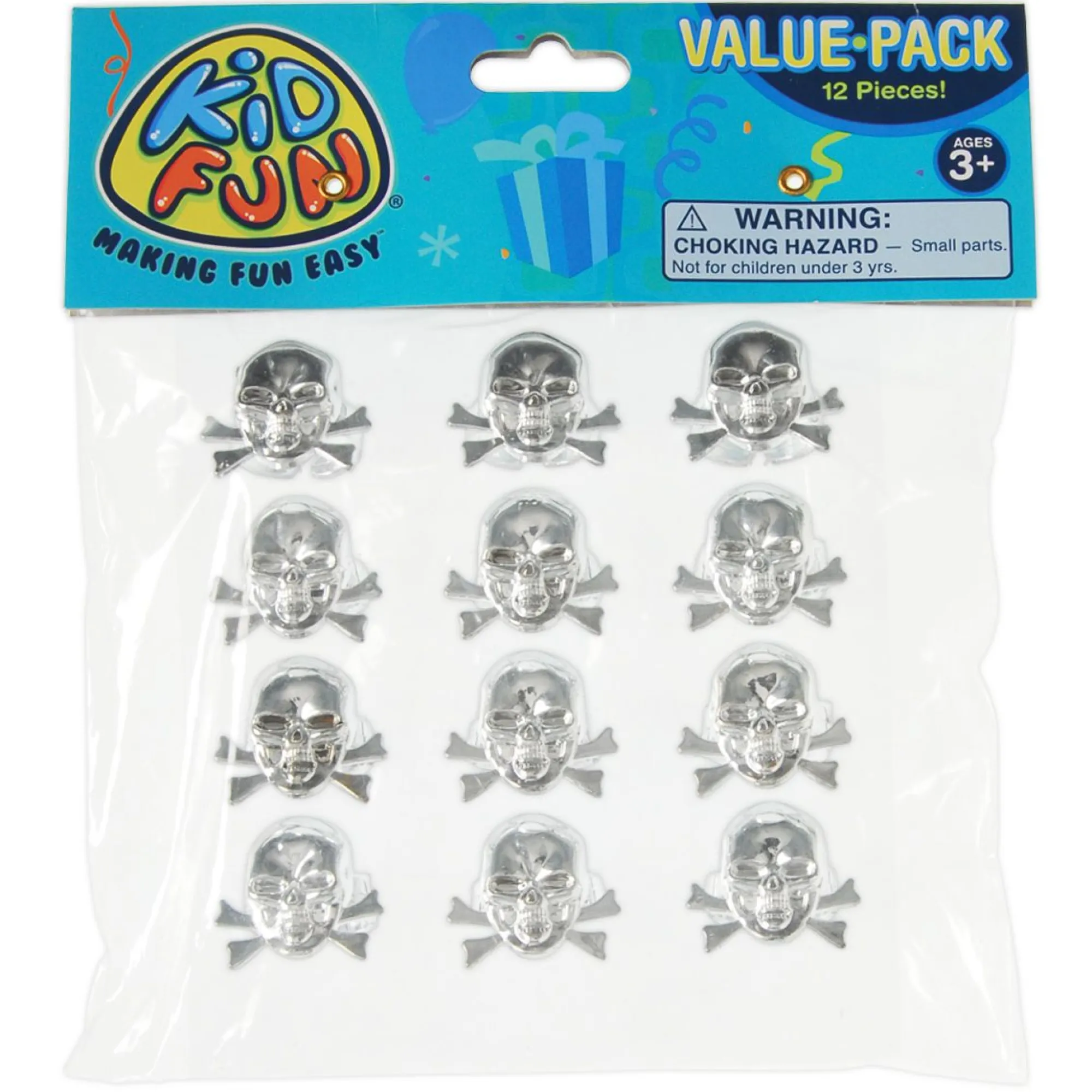 New Windy City Novelties Skull & Crossbones Rings