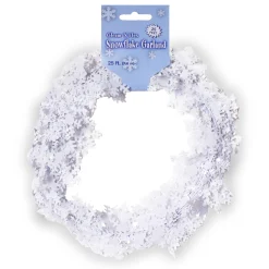 Windy City Novelties Snowflakes 25' Garland