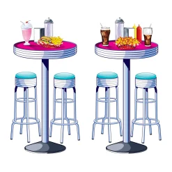 Hot Windy City Novelties Soda Shop Table Props