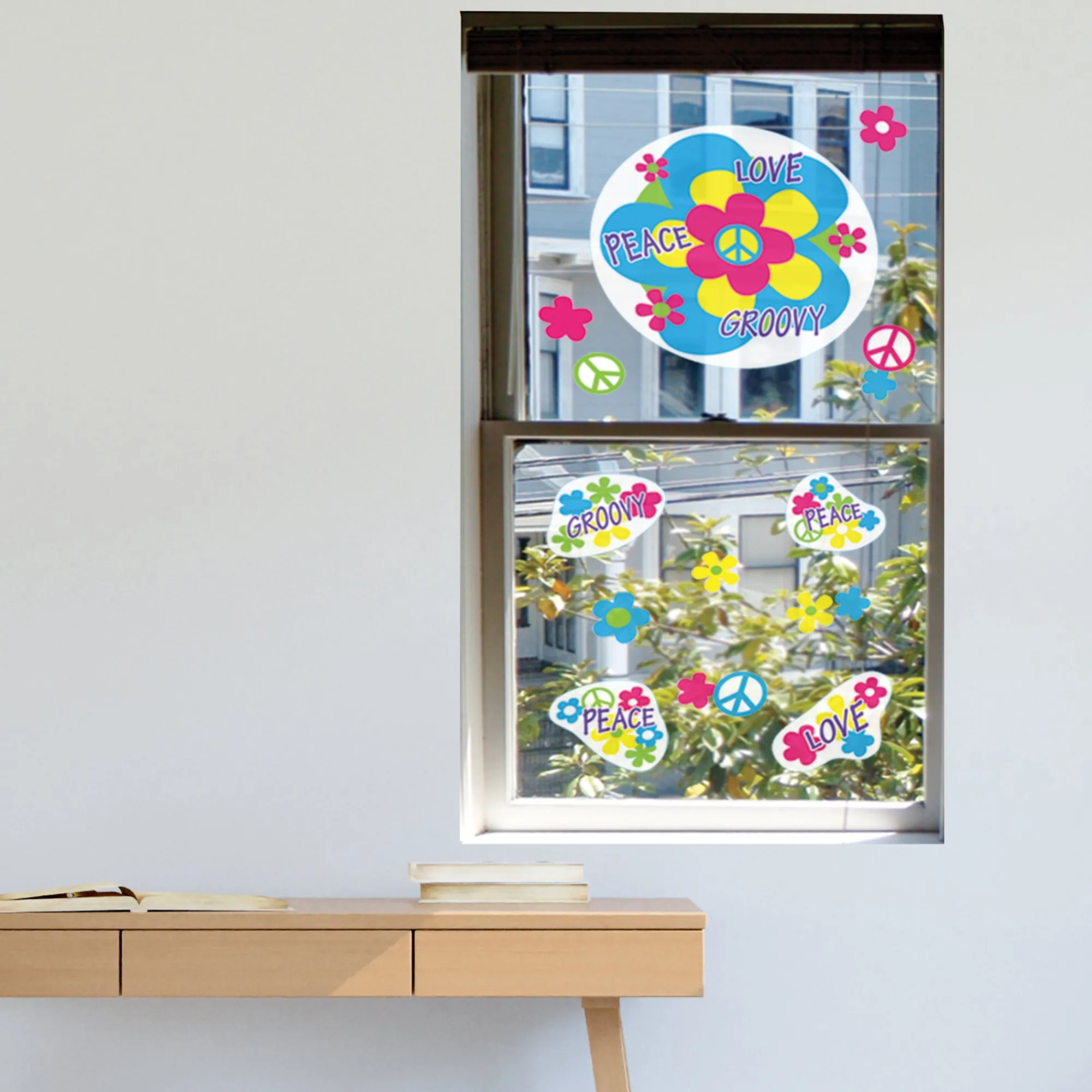 Windy City Novelties 60s Retro Window Clings