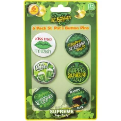Windy City Novelties St. Patrick's Day Buttons